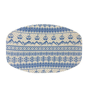NWT 2/$20 GoggleSoc Pro Soc Goggle Cover Fair Isle Knit Gondola Blue White